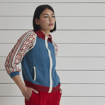 Debbie Bliss Anastasia Baseball Jacket Knitting Pattern