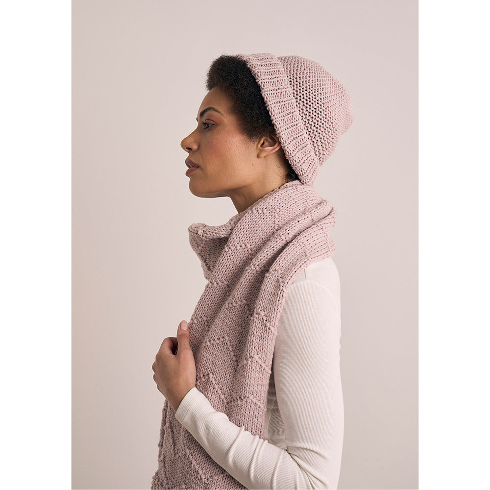 Holkham Hat + Scarf Knitting Pattern