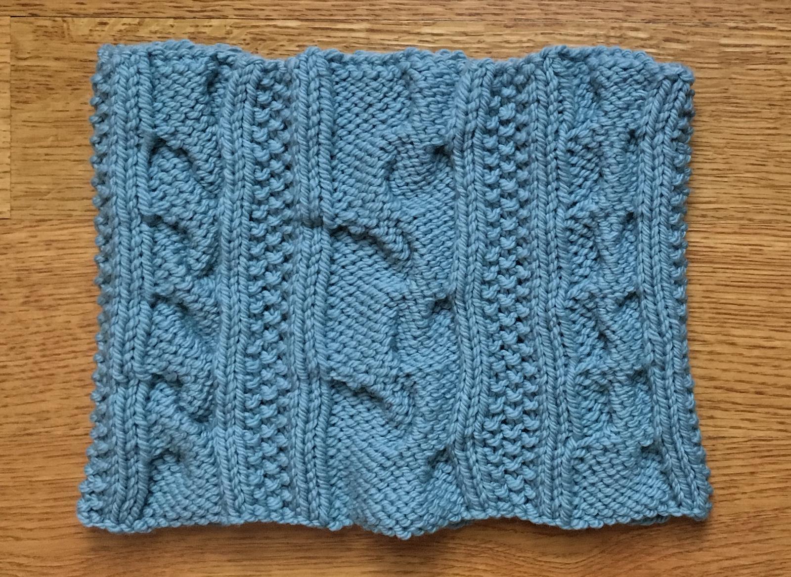Cabled Sampler Cowl