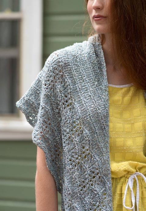 Berroco Skagen Shawl Wrap Knitting Pattern