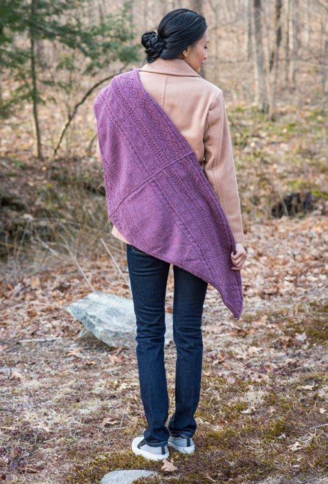 Hanover Shawl Wrap Knitting Pattern
