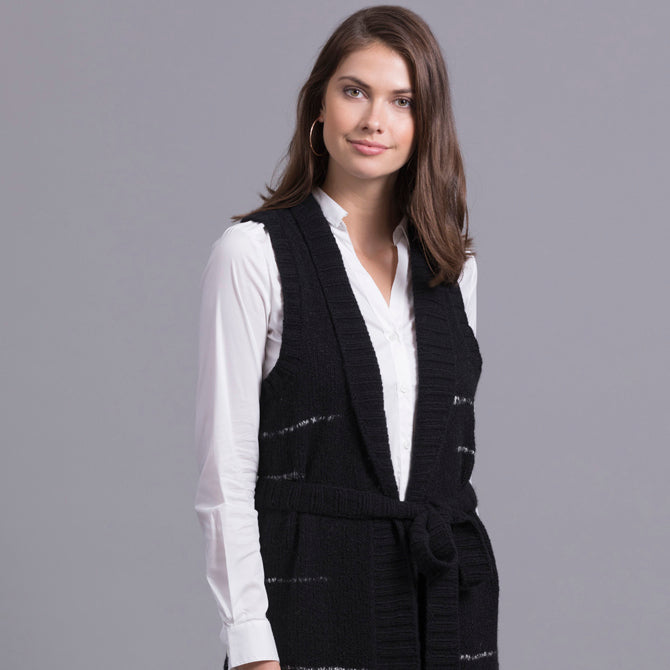 String Scarlett Belted Duster Cardigan Knitting Pattern