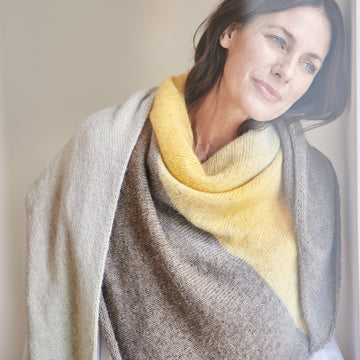 Lana Grossa Shawl Wrap Knitting Pattern