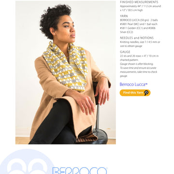 Berroco Kasiani Cowl Knitting Pattern