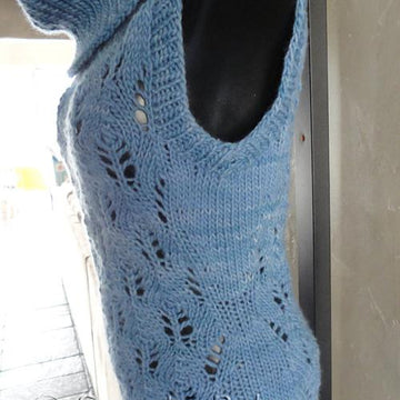 #126 Malabrigo Sleeveless Cowl Neck Sweater