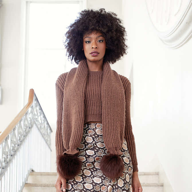 Rowan 18 Scarf Knitting Pattern