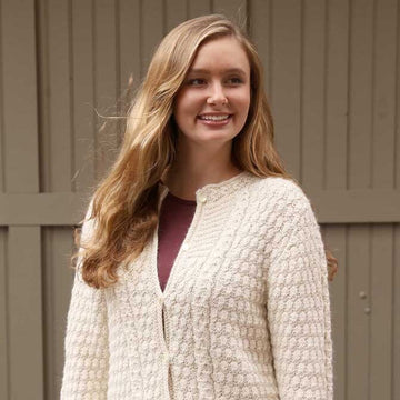 Plymouth Yarn Ladies Cardigan Knitting Pattern