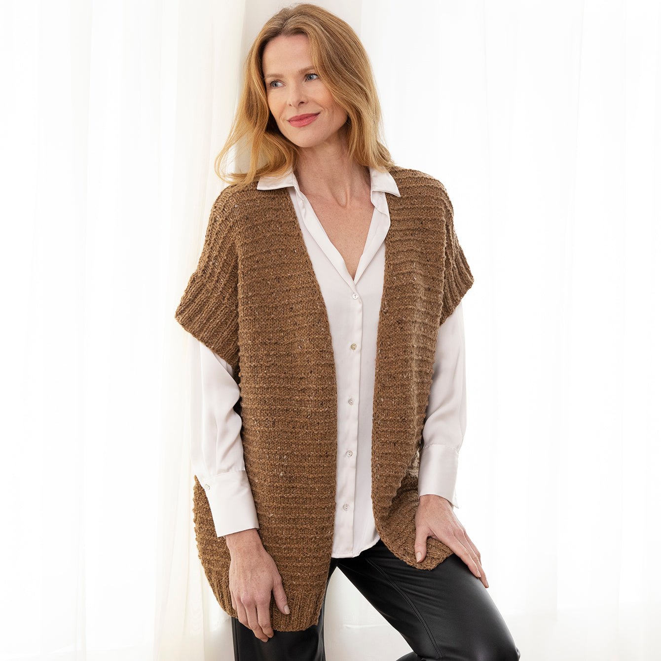 String Camilla Vest Jumper Knitting Pattern