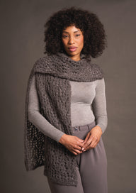 Ruby In Rowan Alpaca Sparkle Scarf Knitting Pattern