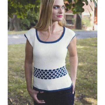 Plymouth Yarn 2924 Women's Top Knitting Pattern