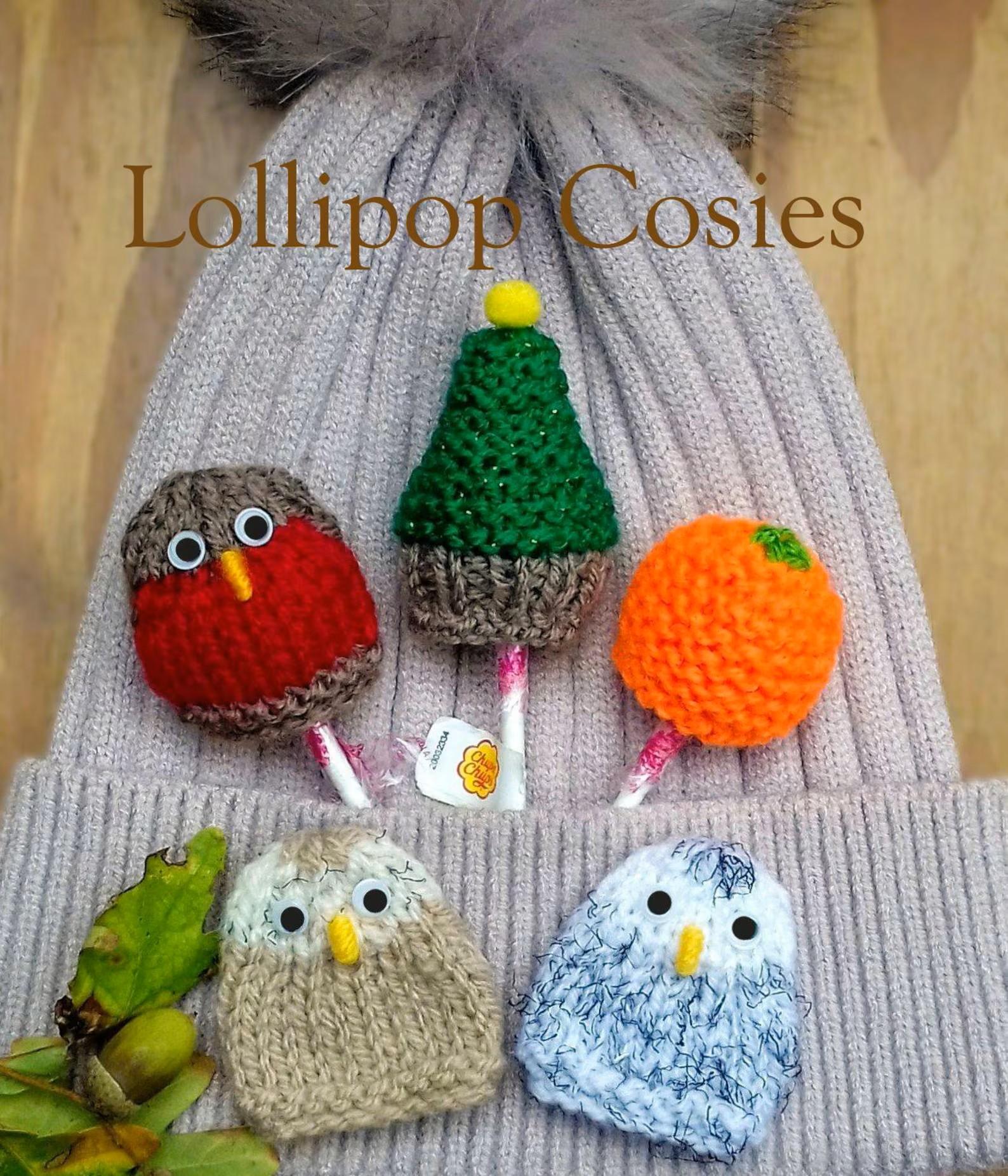 Lickle Winter Woodland Lollipop Covers