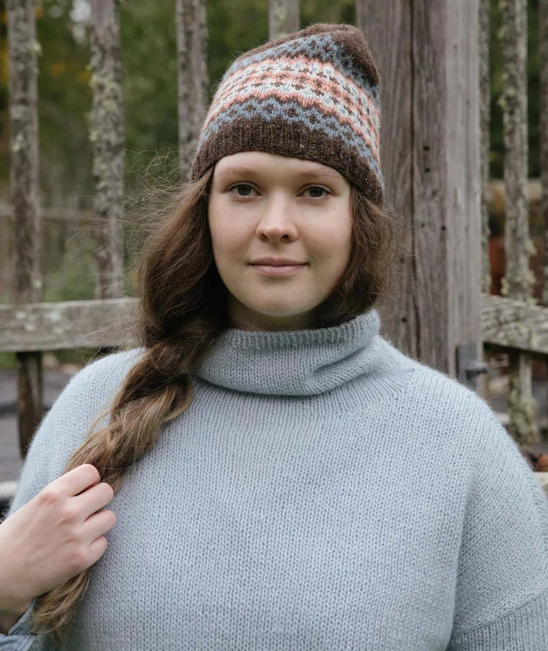 Churchmouse Studio Colorwork Cap Hat Knitting Pattern
