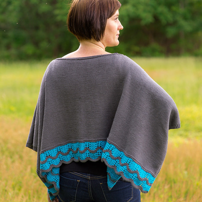 Valley Yarns Breezeway Poncho Knitting Pattern