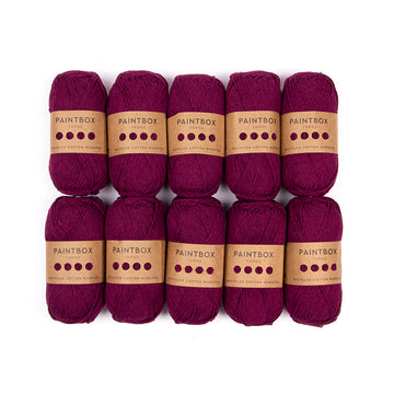 Paintbox Yarns Recycled Cotton Worsted 10 Ball Value Pack Yarn - Cotton Worsted