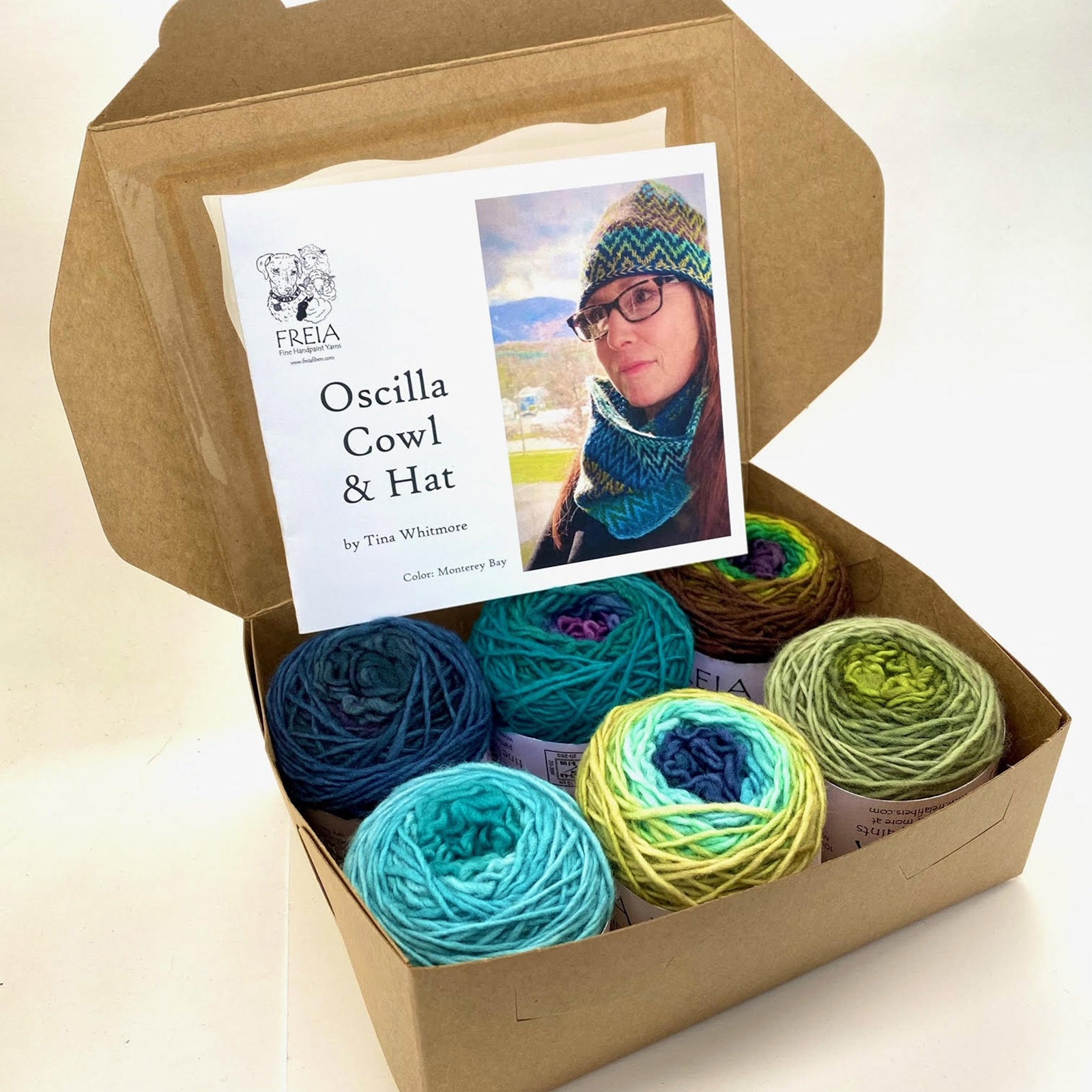 Freia Fine Handpaints Minikin Fingering Ombre Palette 6 Pack Yarn - Merino Wool 4 Ply