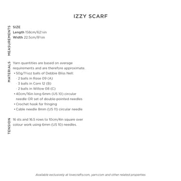 Debbie Bliss Izzy Scarf PDF