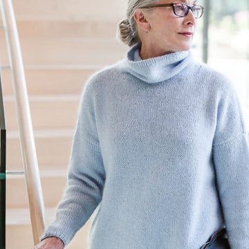 Churchmouse Studio Better-Than-Basic Pullover in Rowan Kid Classic/Berroco Ultra Alpaca