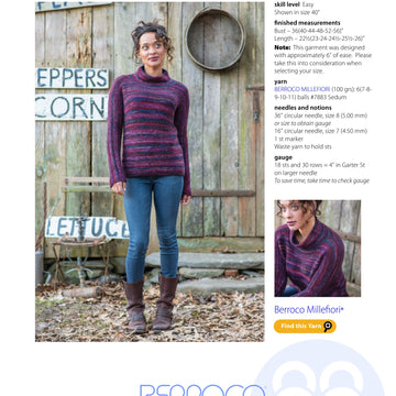 Berroco Hua Jumper Knitting Pattern