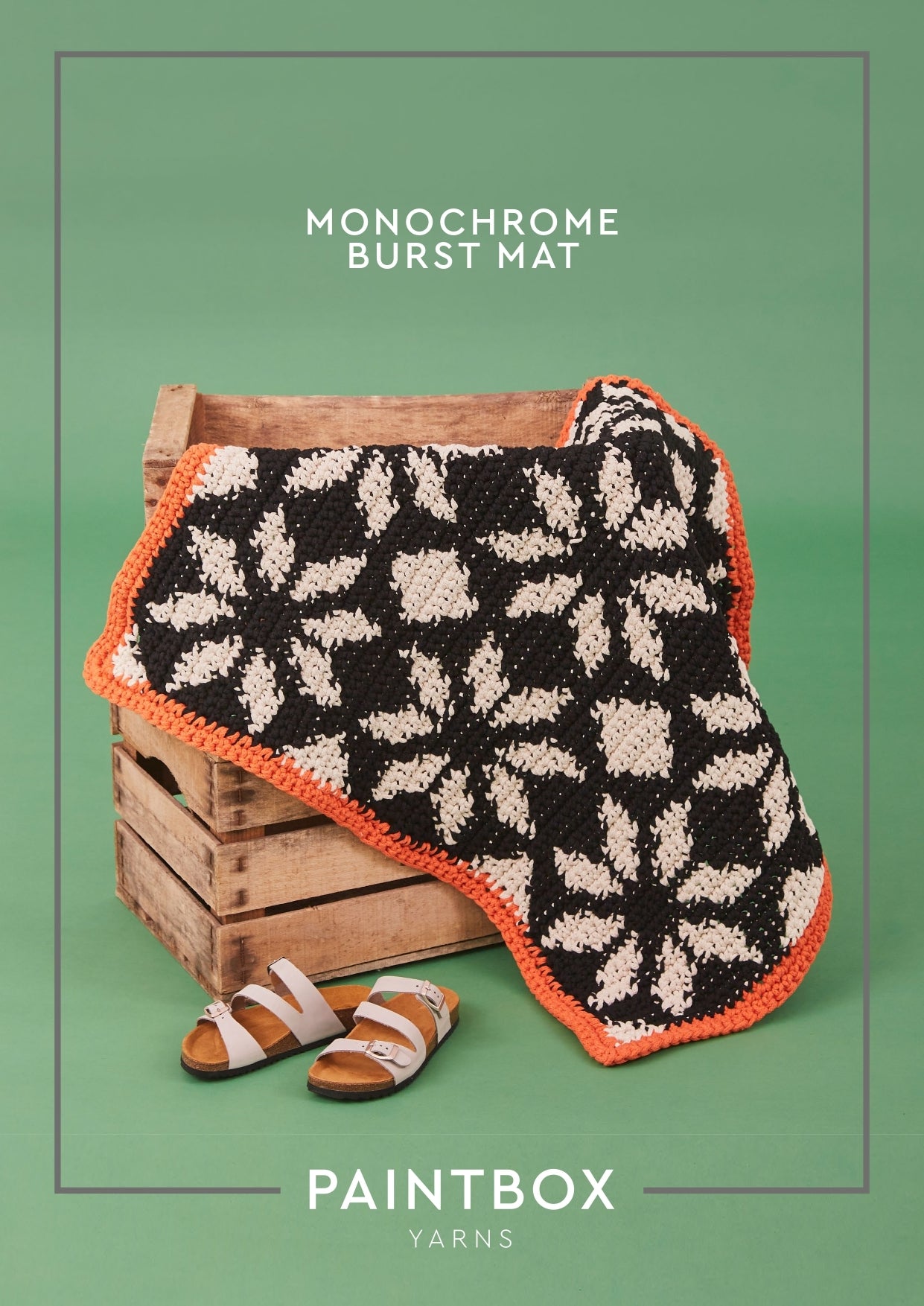 Paintbox Yarns Monochrome Burst Mat Crochet Pattern