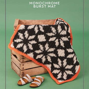 Paintbox Yarns Monochrome Burst Mat Crochet Pattern