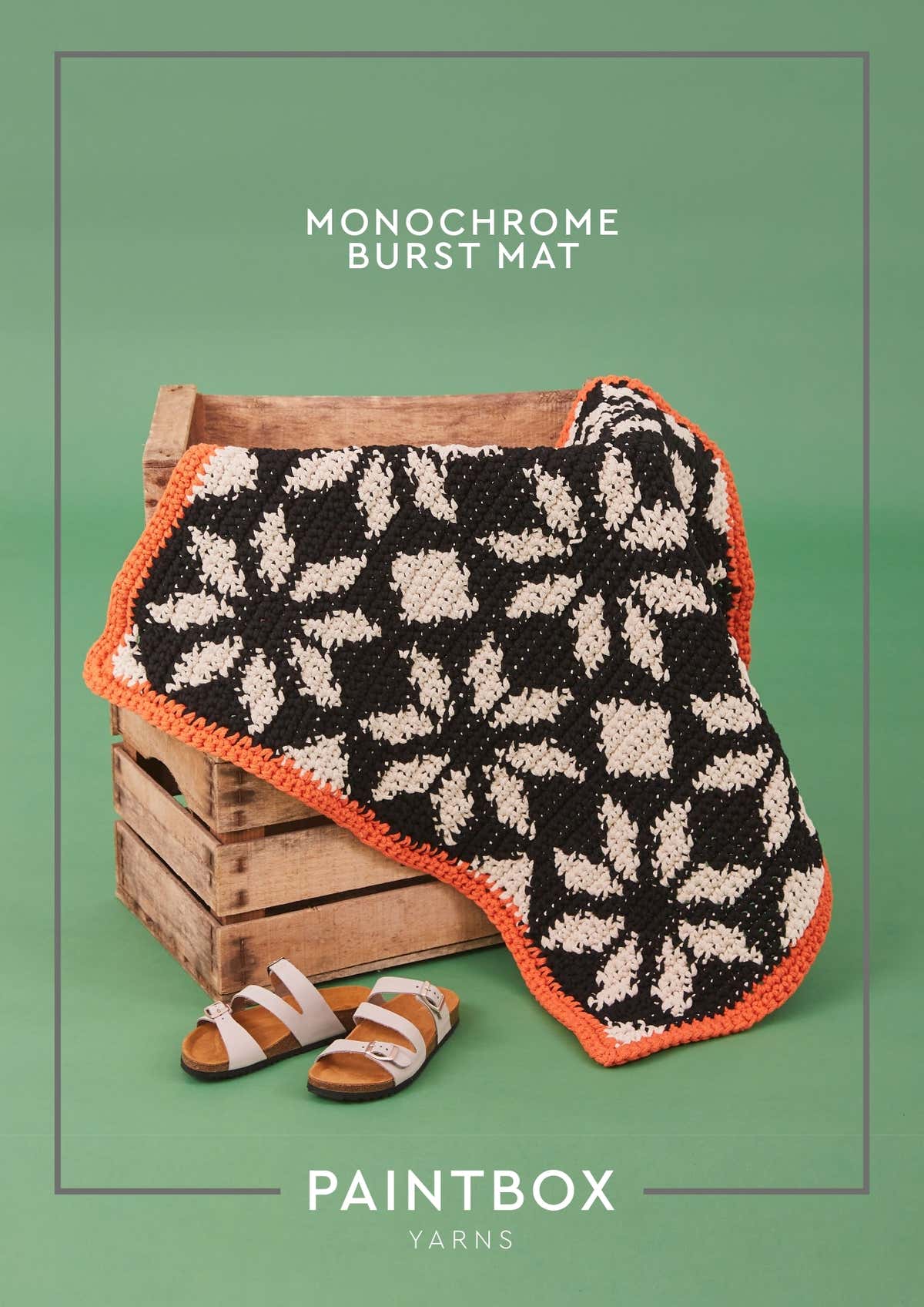 Paintbox Yarns Monochrome Burst Mat Crochet Pattern