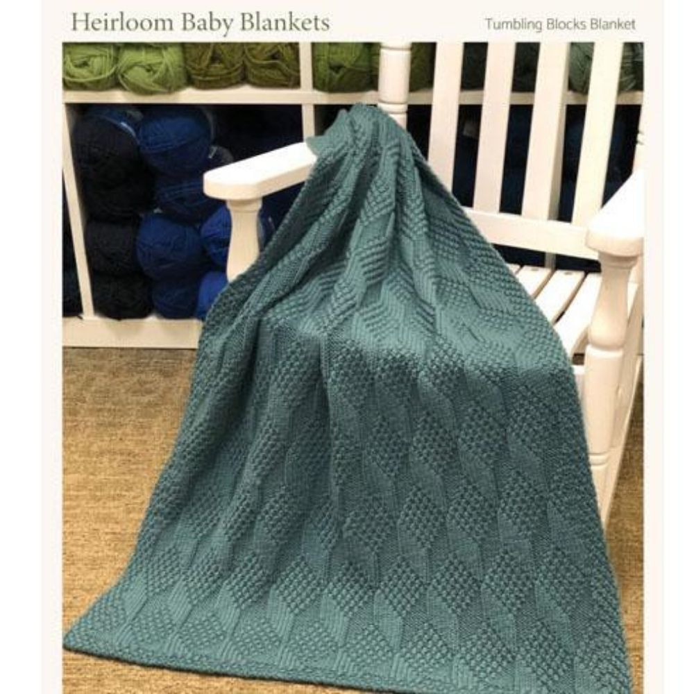 Plymouth Yarn 0667 Heirloom Baby Blankets Knitting Pattern