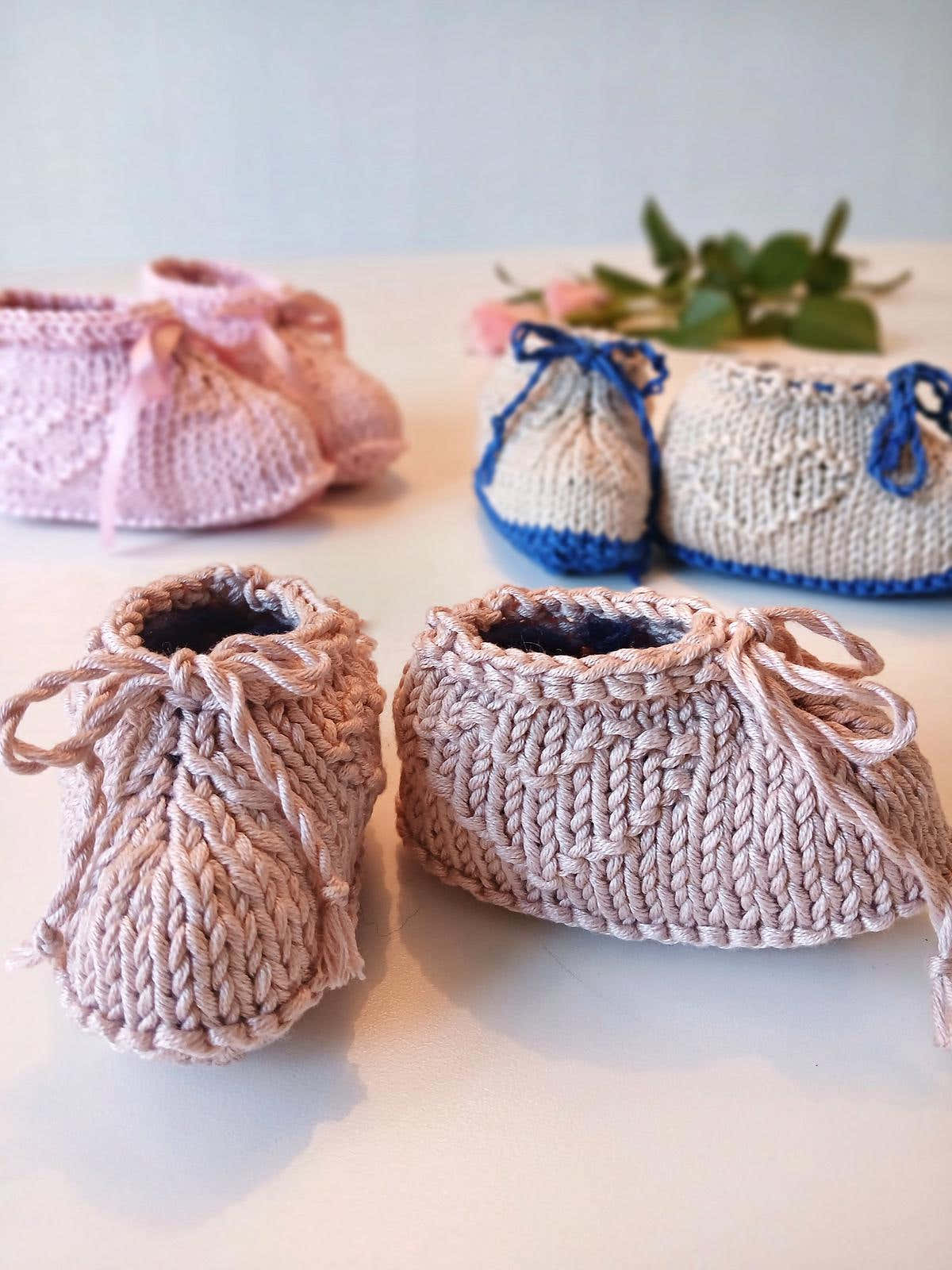 Tiny Heart Baby Shoes