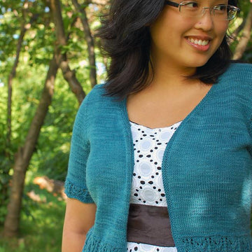 Bellevue Cardigan - fingering weight