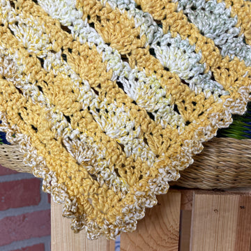 EASY Staggered Shell Baby Blanket