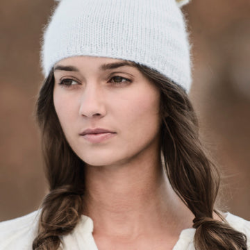 Two Pom Hat Knitting Pattern