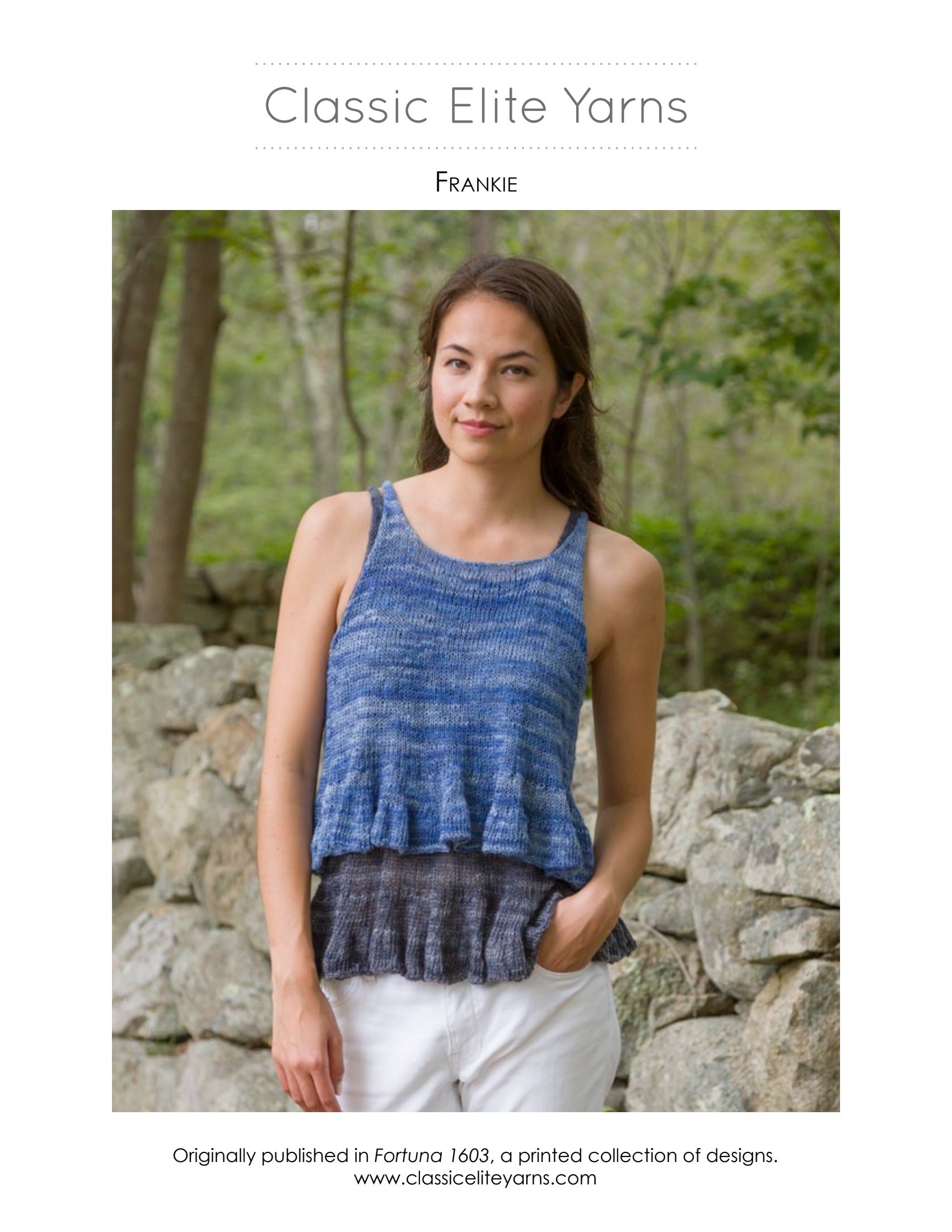 Classic Elite Yarns Frankie Jumper Knitting Pattern