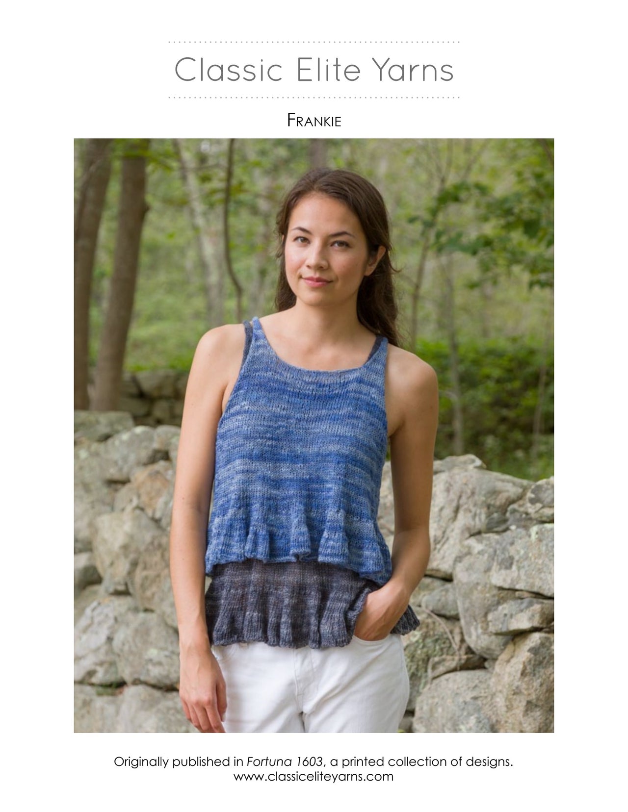 Classic Elite Yarns Frankie Jumper Knitting Pattern