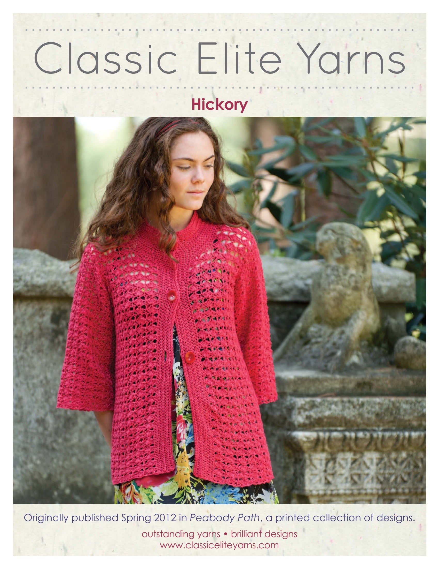 Classic Elite Yarns Hickory Coat Crochet Pattern