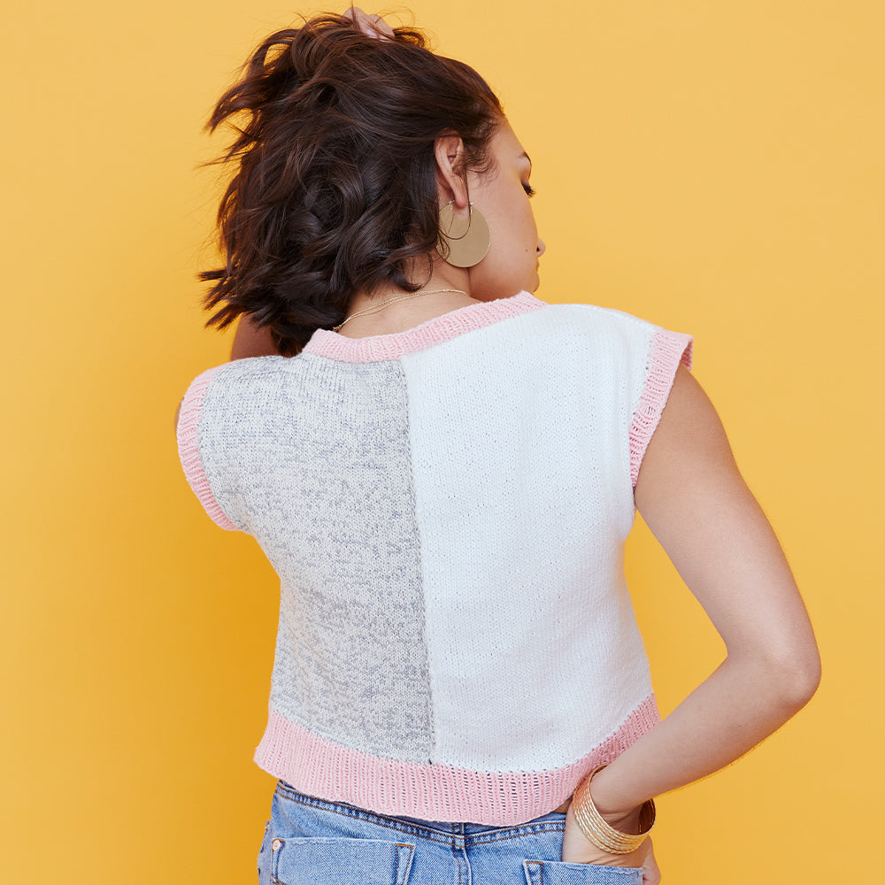 Paintbox Yarns Torrey Pines Top Knitting Pattern