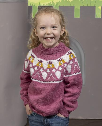Vanessa Sweater in Viking of Norway Alpaca Storm Pink PDF