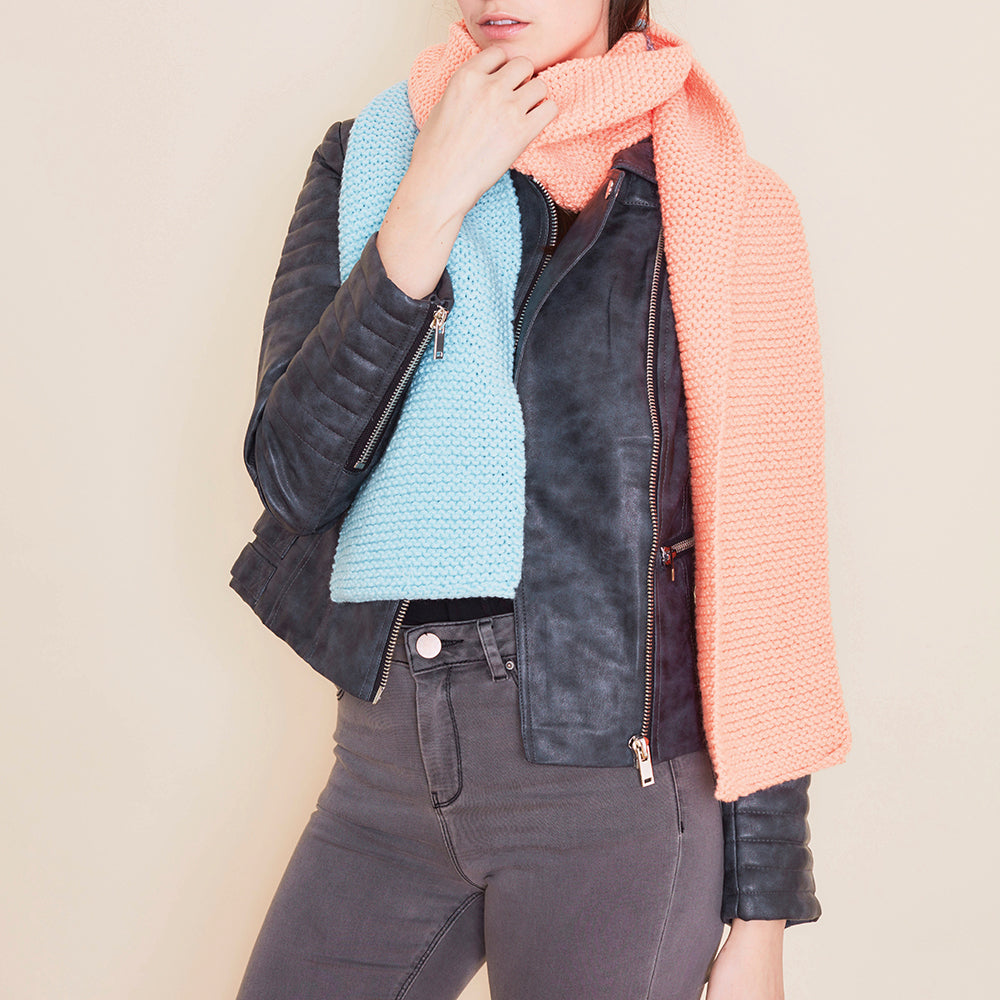Paintbox Yarns Easy Beginners Scarf Knitting Pattern