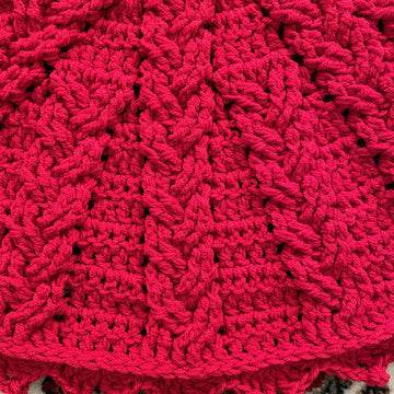 The Braided Christmas Tree Skirt