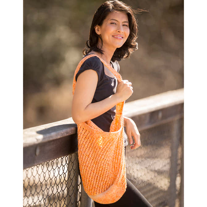 Cascade Yarns Sunny Days Market Bag Knitting Pattern
