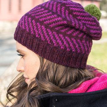 Berroco Fishbones- Portfolio Hat Knitting Pattern