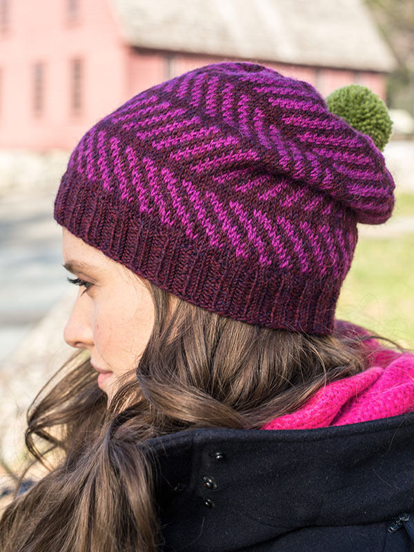 Berroco Fishbones- Portfolio Hat Knitting Pattern