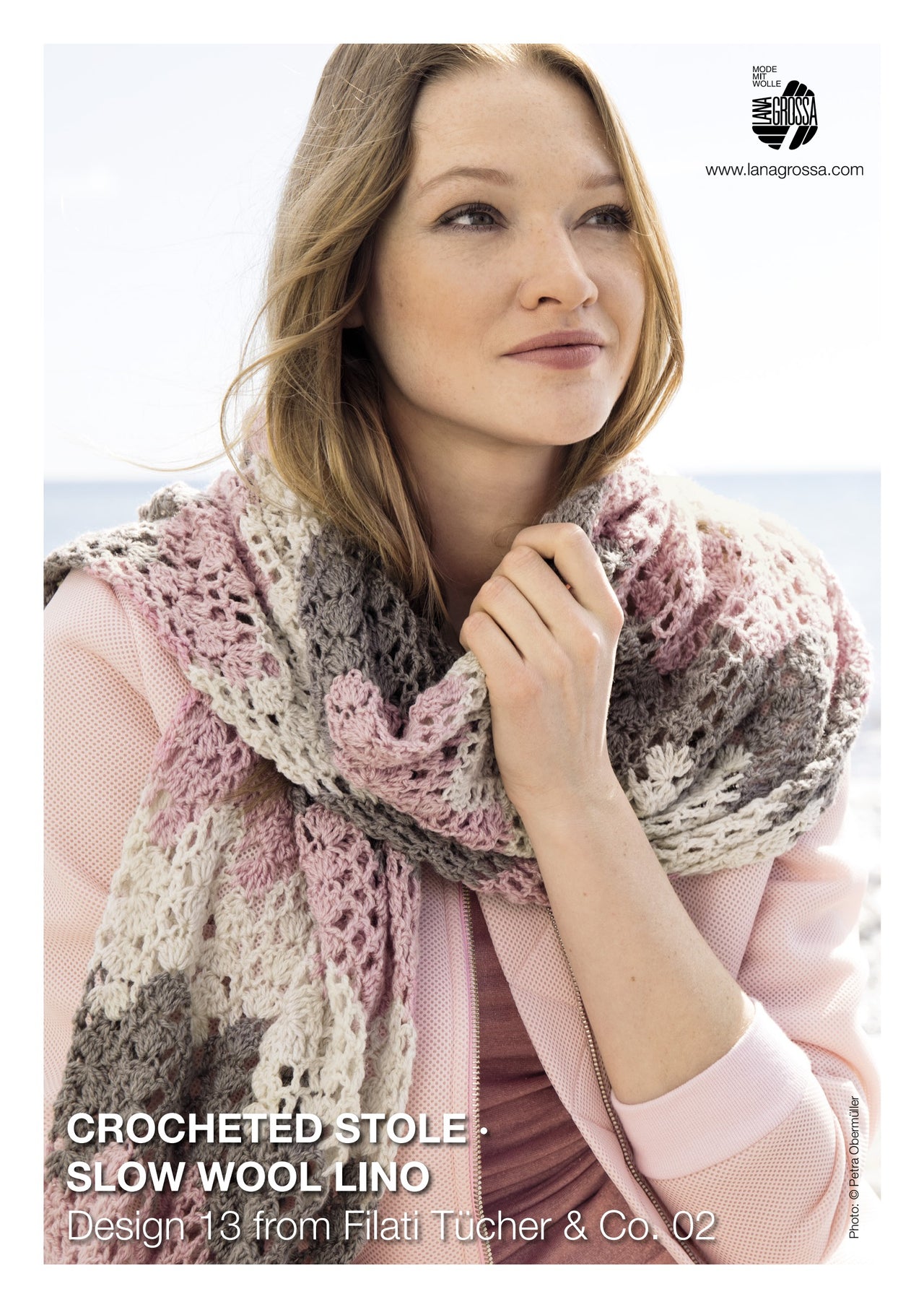 Lana Grossa Crocheted Stole Pattern