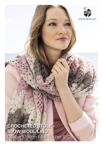 Lana Grossa Crocheted Stole Pattern