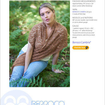Berroco Briallen Wrap Knitting Pattern