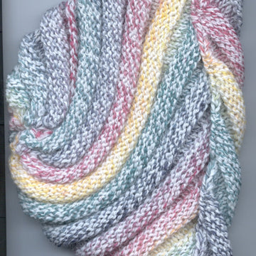 Spiral Rainbow Hat Knitting Pattern
