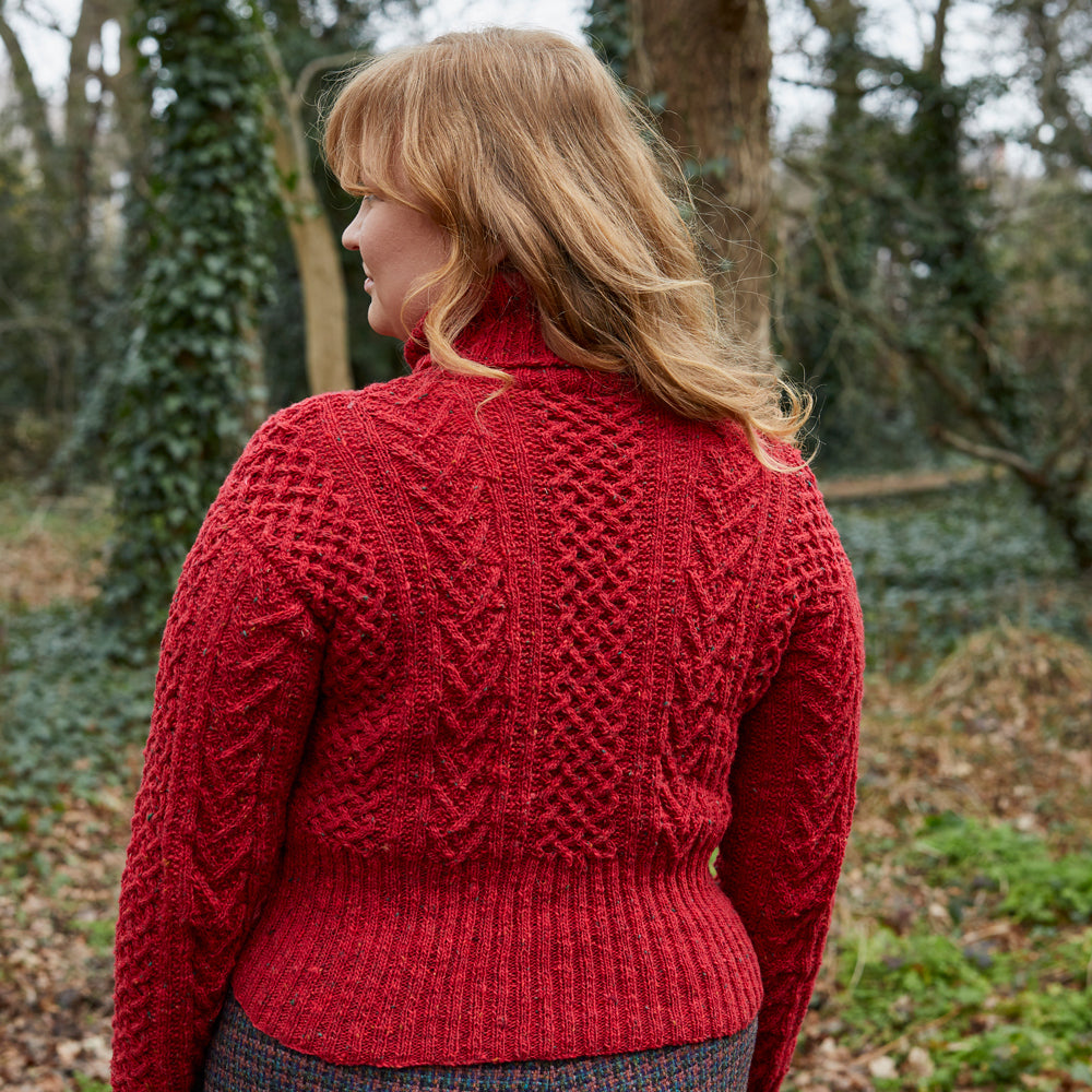 Debbie Bliss Cabled Sweater Knitting Pattern