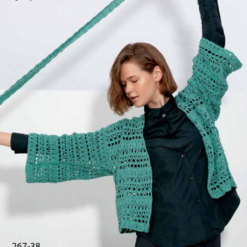 Lang 267-38 Jacket Cardigan Crochet Pattern