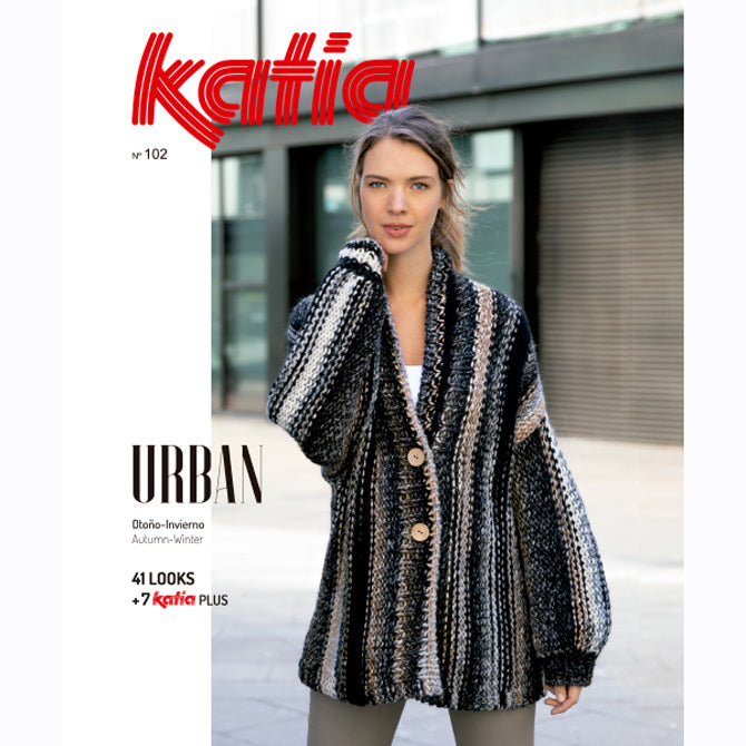 Katia No.102 Cardigan Crochet Pattern