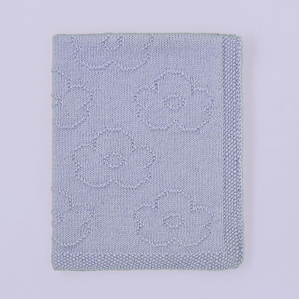 Paintbox Yarns Flower Baby Blanket Knitting Pattern