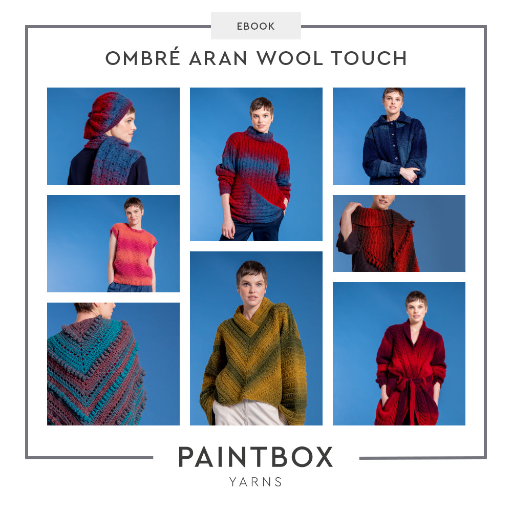 Free Knitting Pattern PDF Download – Paintbox Yarns Ombré Aran