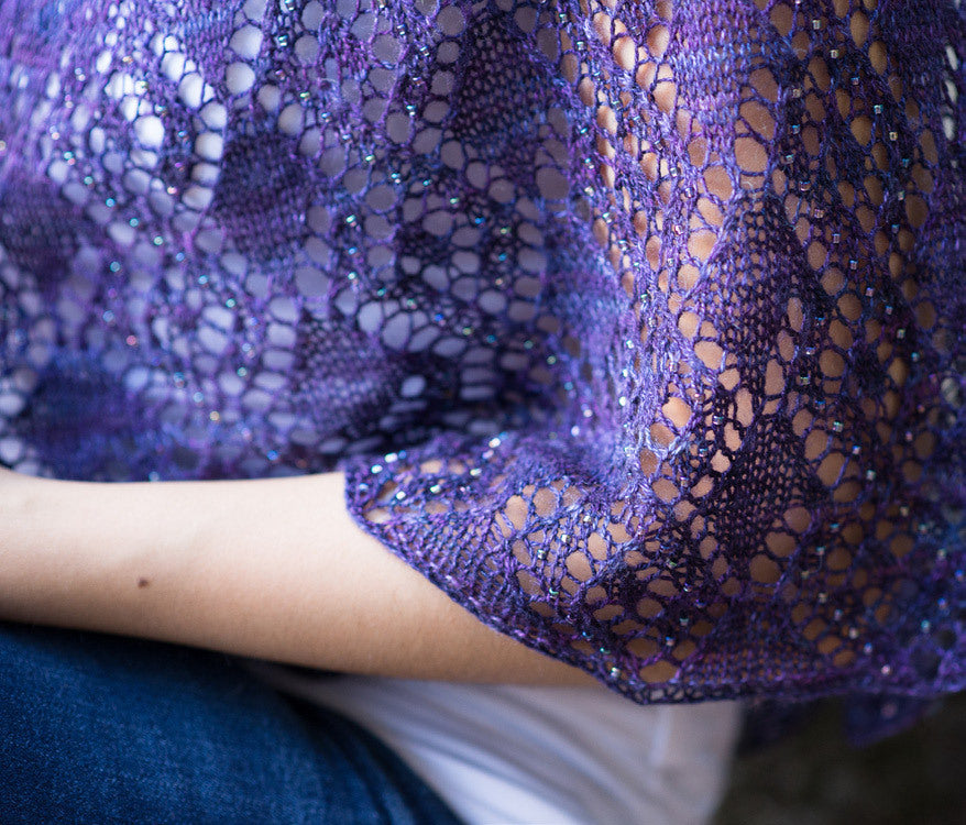SweetGeorgia Rivoli Shawl Wrap Knitting Pattern